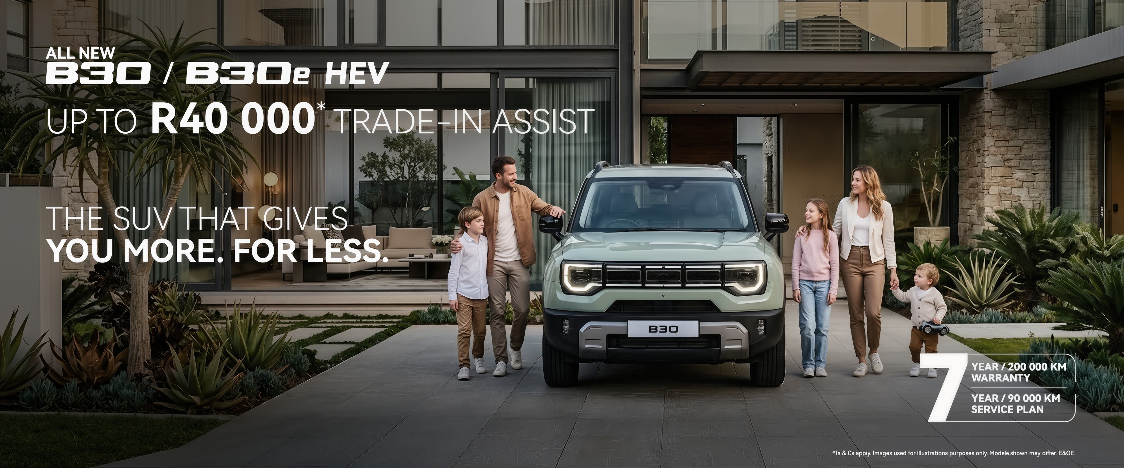 BAIC B30 / B30e HEV Trade-In Assist Offer